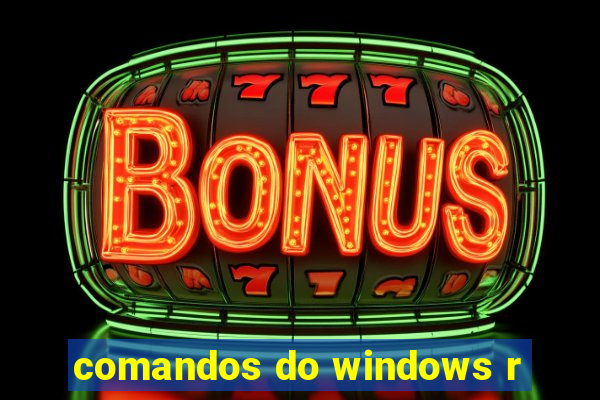 comandos do windows r